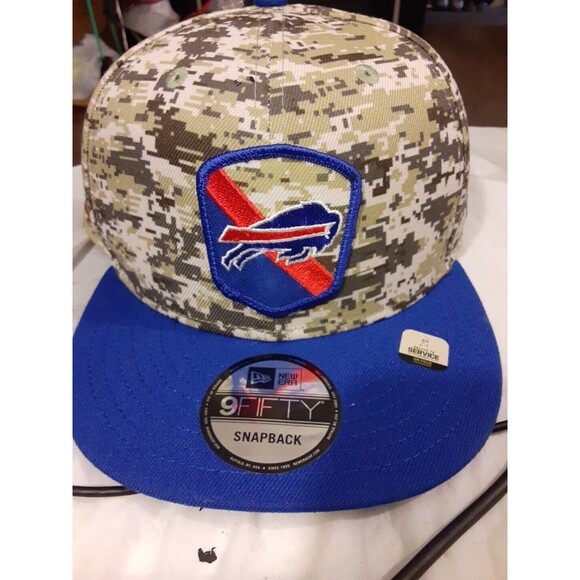 New Era Buffalo Bills NFL 9Fifty 2023 Salute To Service Snapback Hat OSFM NWT - Picture 1 of 10